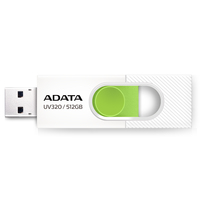 ADATA *UV320 512GB USB3.2 White-Green
