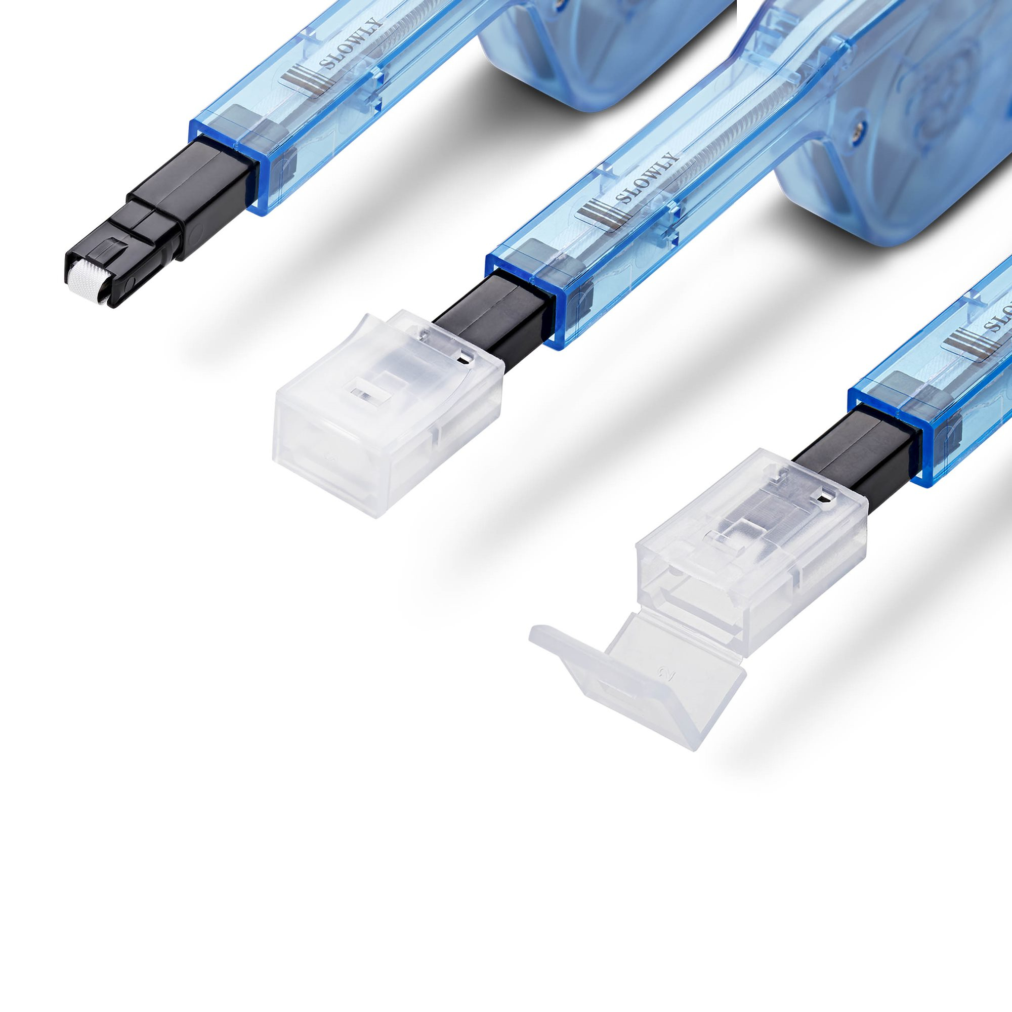 StarTech.com Penna per la pulizia delle fibre ottiche, dispositivo di pulizia MPO per porte e connettori in fibra ottica MPO/MTP, pulitore per connettori in fibra ottica