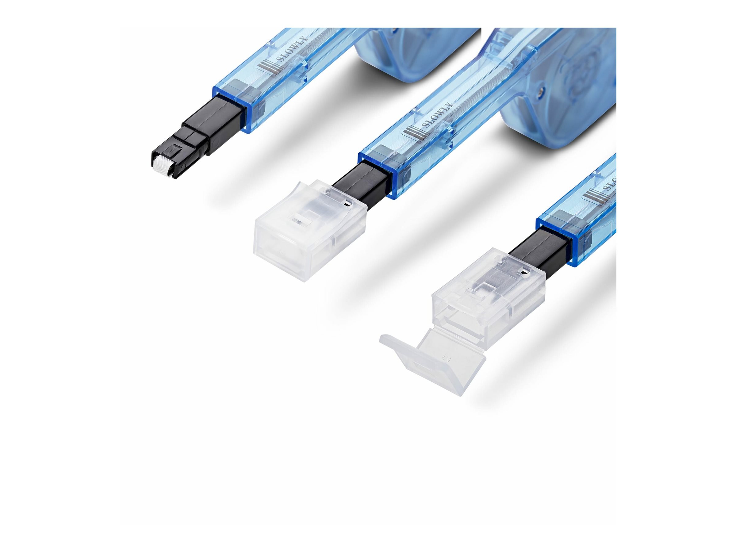 StarTech.com Penna per la pulizia delle fibre ottiche, dispositivo di pulizia MPO per porte e connettori in fibra ottica MPO/MTP, pulitore per connettori in fibra ottica