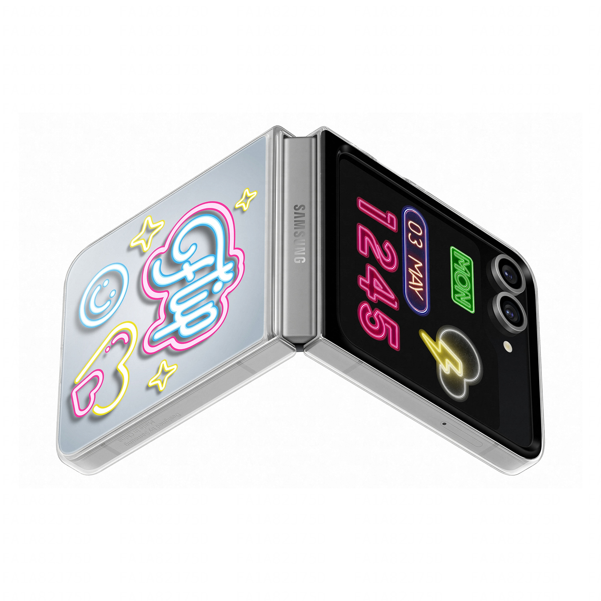 Samsung EF-ZF741CTEGWW mobile phone case 17 cm (6.7) Cover Transparent