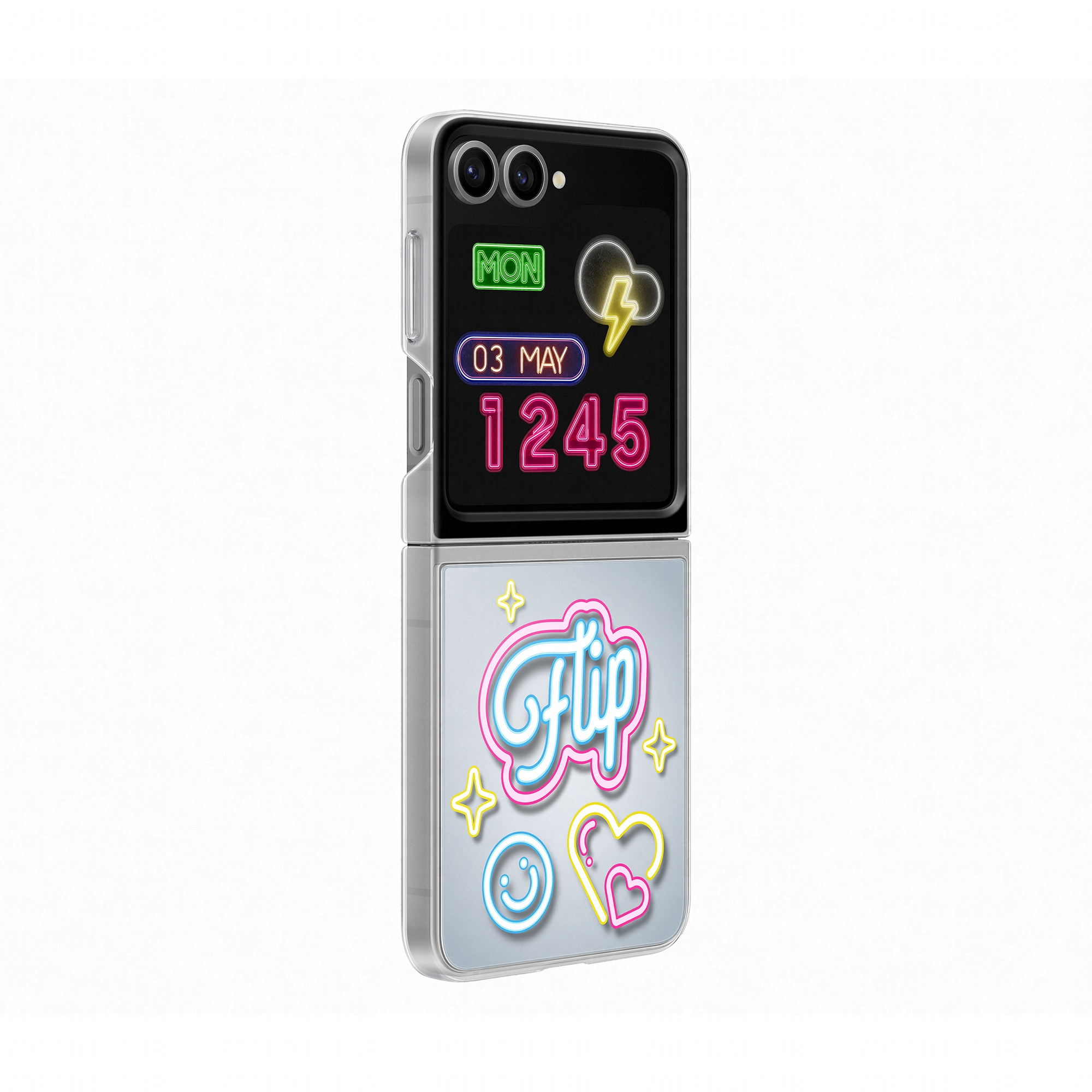 Samsung EF-ZF741CTEGWW mobile phone case 17 cm (6.7) Cover Transparent