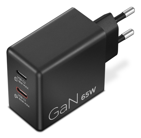 Lenovo Dual USB-C GaN Charger - Netzteil - 65.000 W