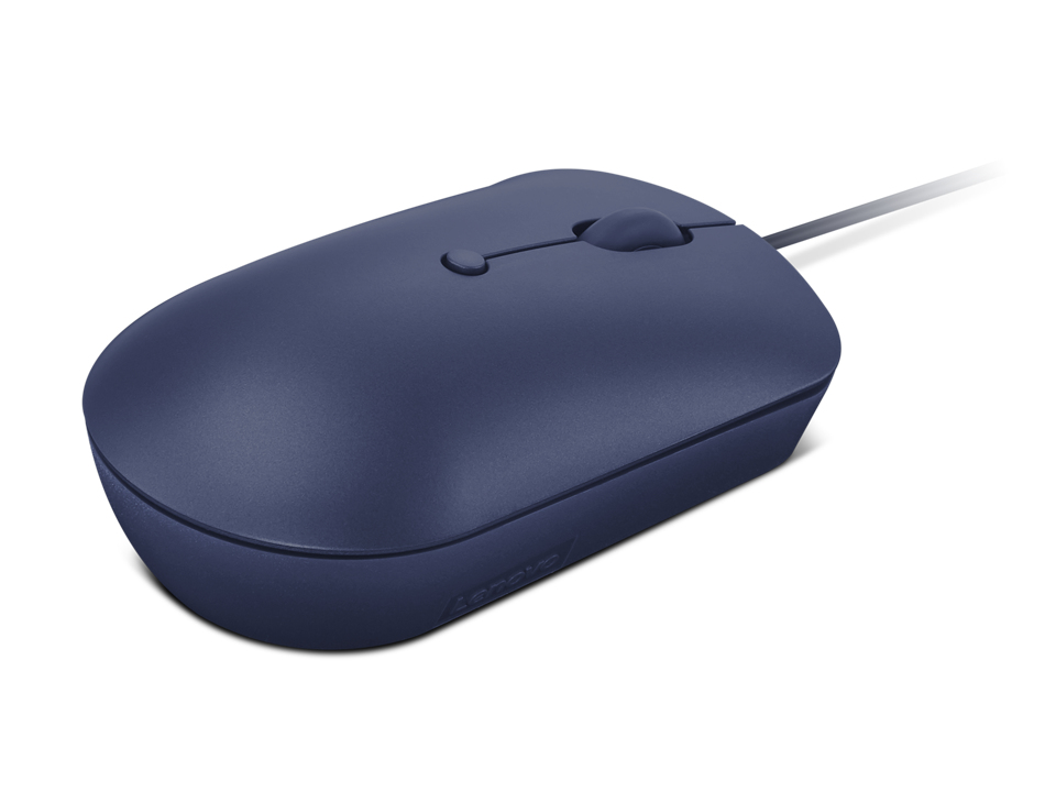 Lenovo GY51D20878 - Beidhndig - Optisch - USB Typ-C - 2400 DPI - Blau