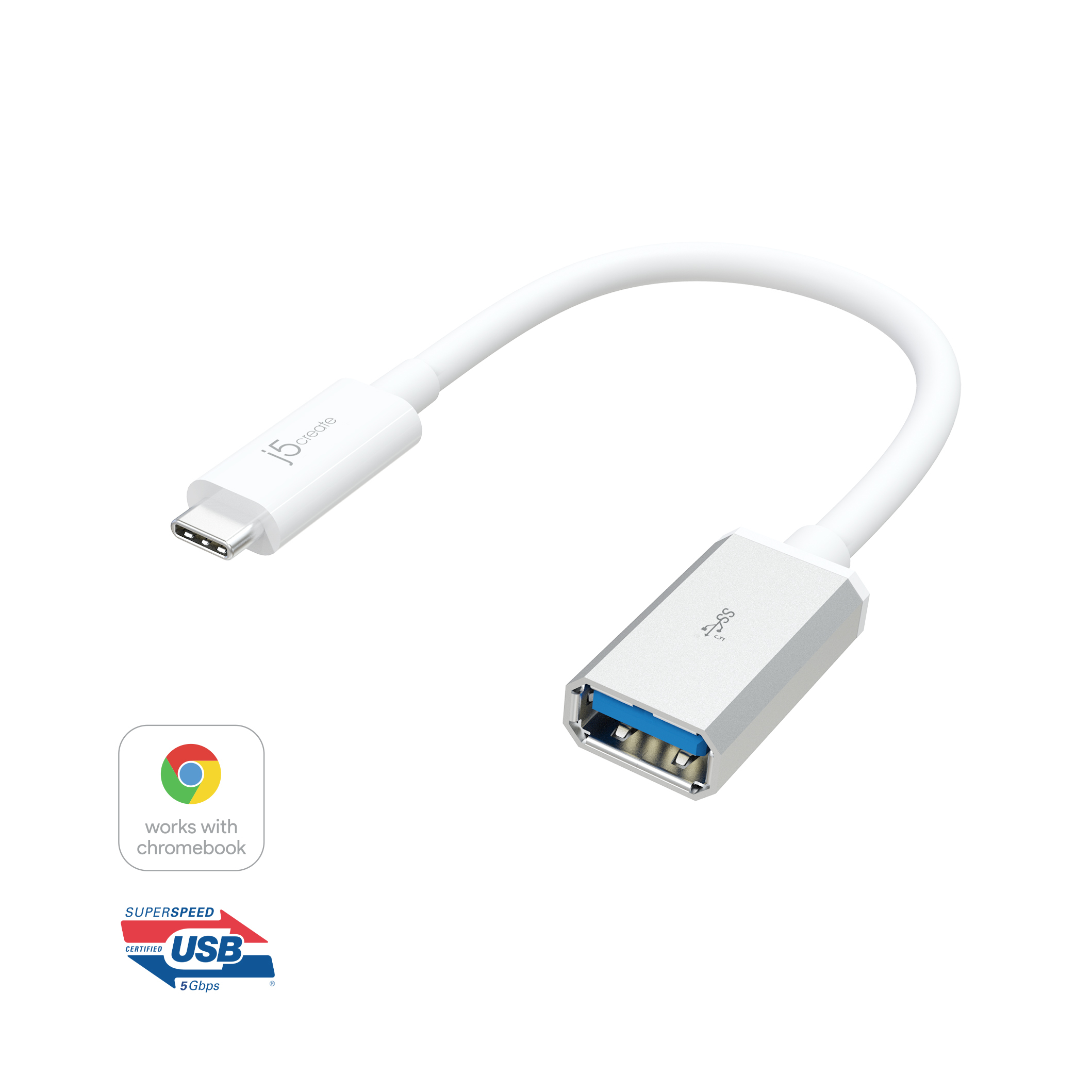 j5create JUCX05-N Adaptateur USB-C� 3.1 vers USB Type-A