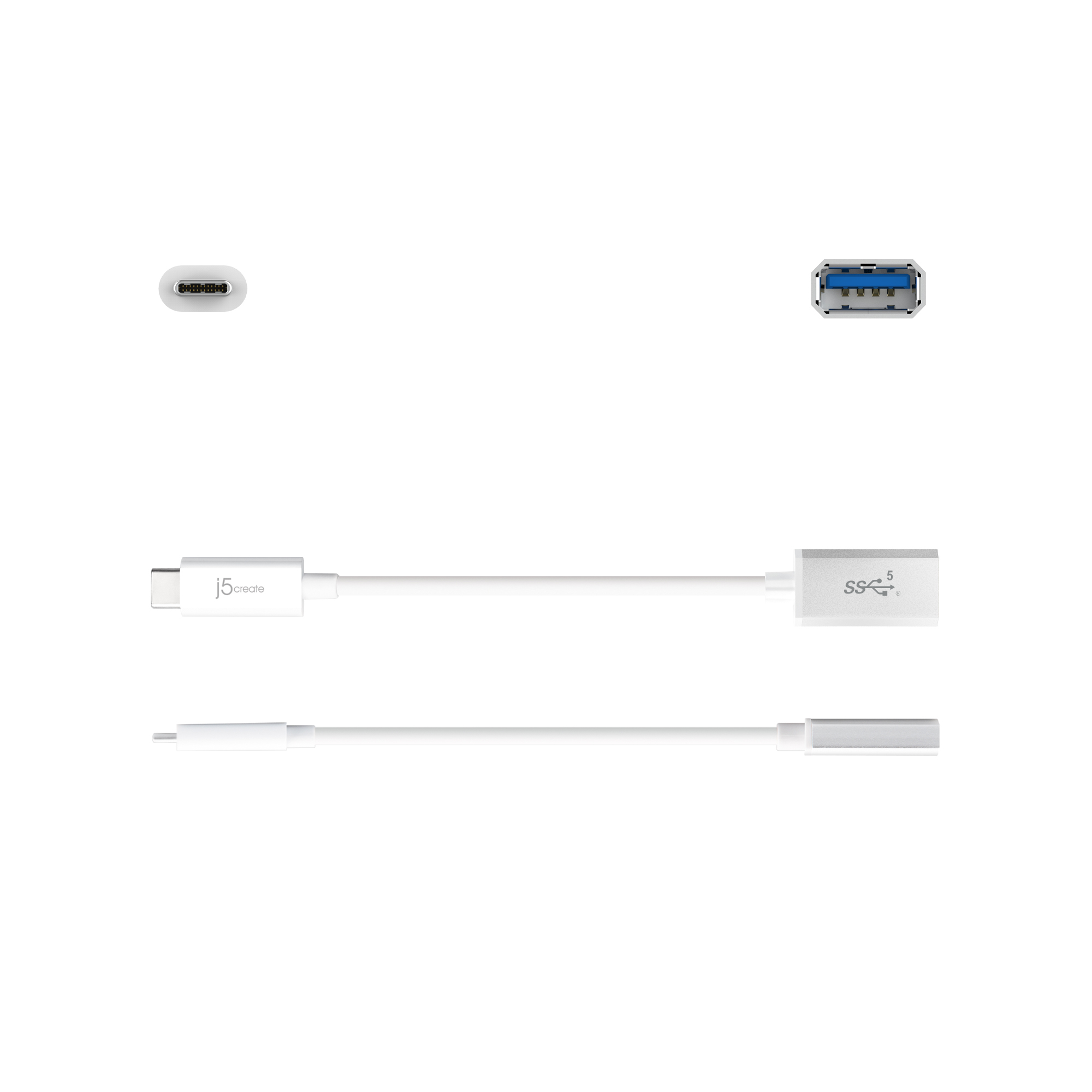 j5create JUCX05-N Adaptateur USB-C� 3.1 vers USB Type-A