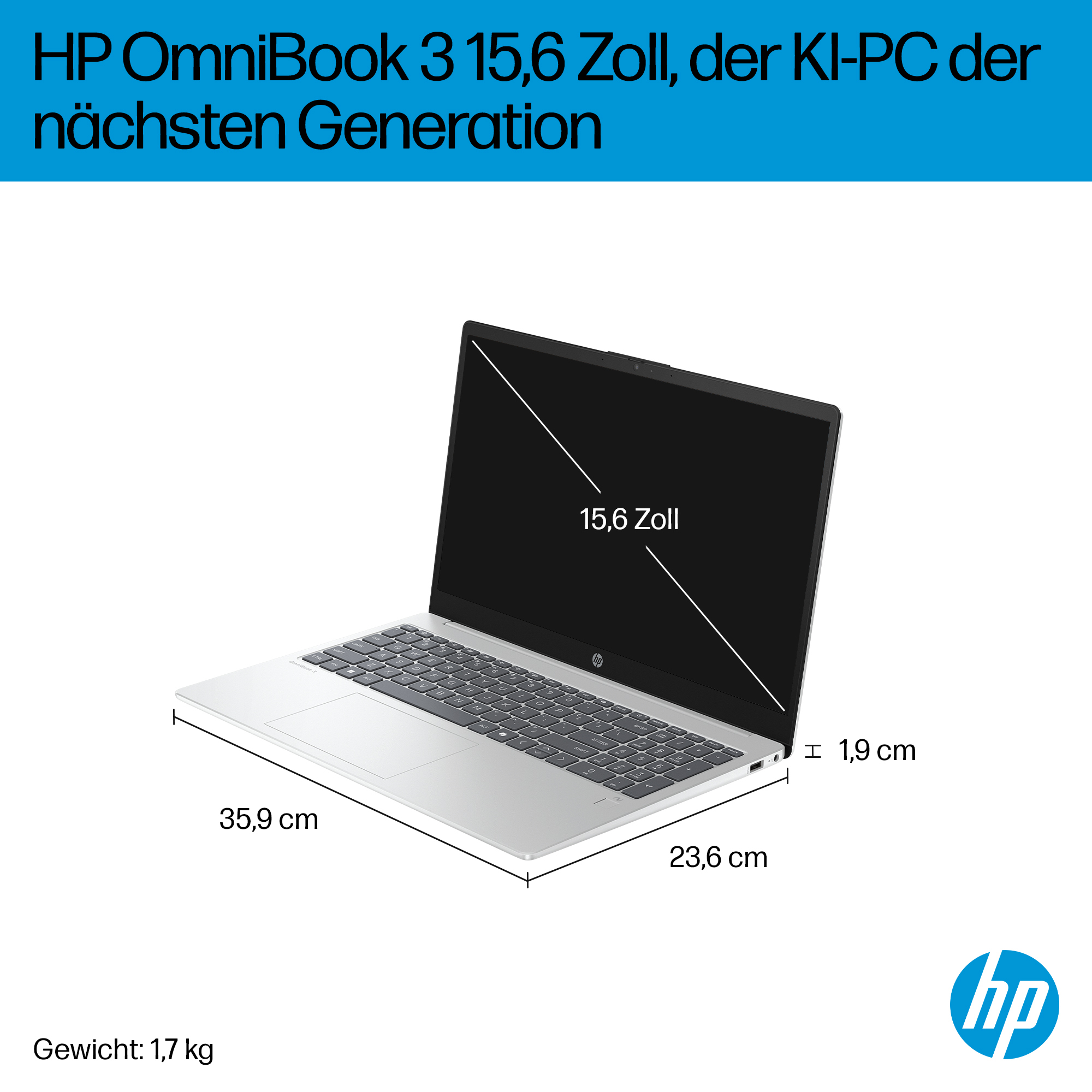 HP OmniBook C94HNEA - 15,6 Notebook - 2 GHz 39,6 cm