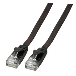 EFB Elektronik K8107SW.0,5 cavo di rete Nero 0,5 m Cat6a U/UTP (UTP)