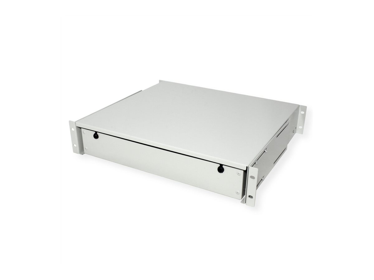 ROLINE Tastatur-Tablett - verriegelbar - RAL 7035, Hellgrau - 2U - 48.3 cm (19)