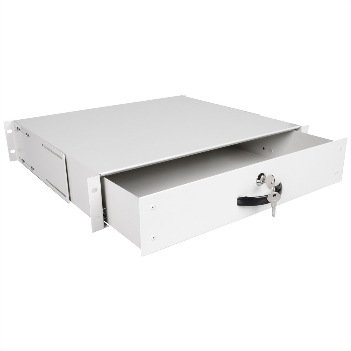 ROLINE Tastatur-Tablett - verriegelbar - RAL 7035, Hellgrau - 2U - 48.3 cm (19)