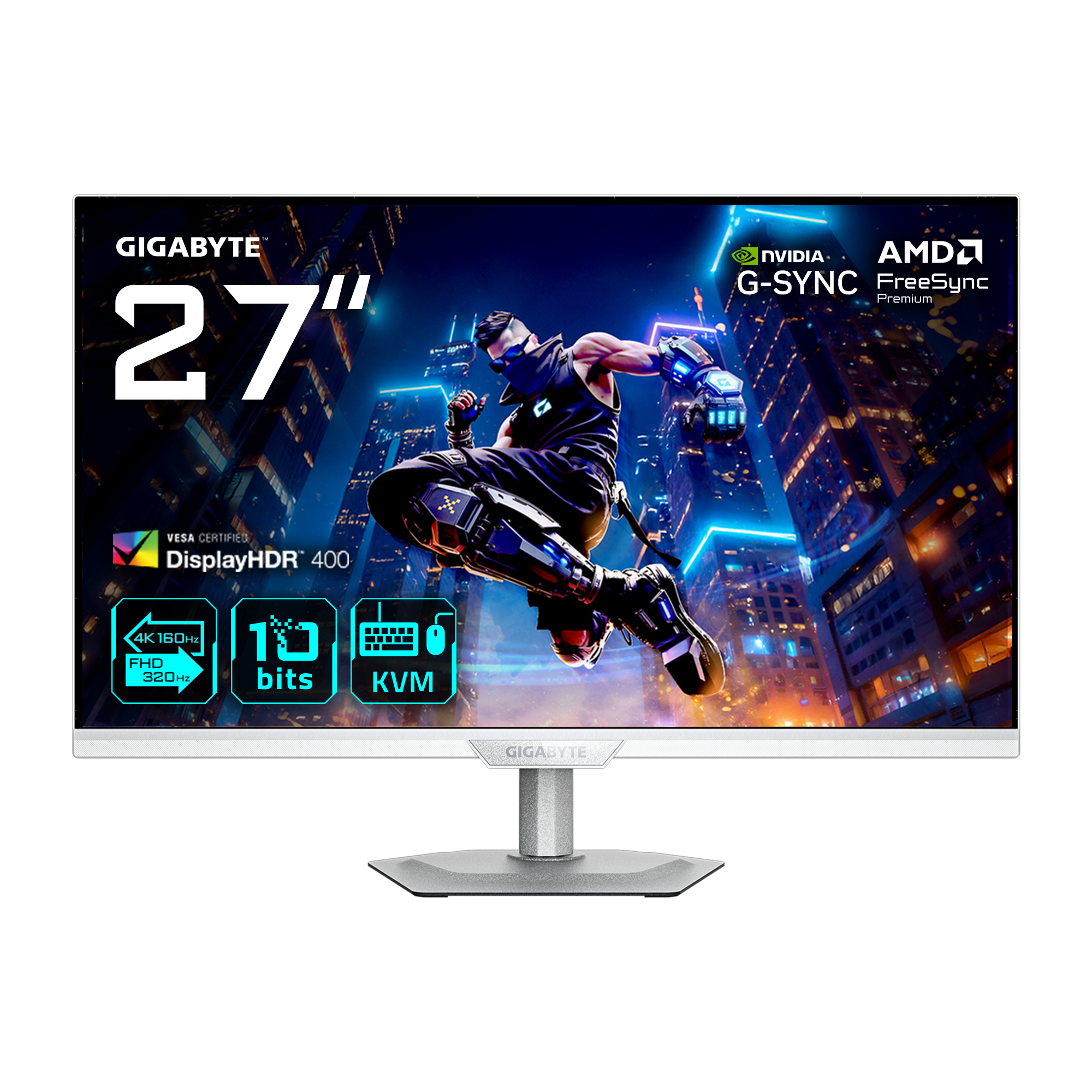 Gigabyte M27UP ICE - LED-Monitor - Gaming - 68.6 cm (27)