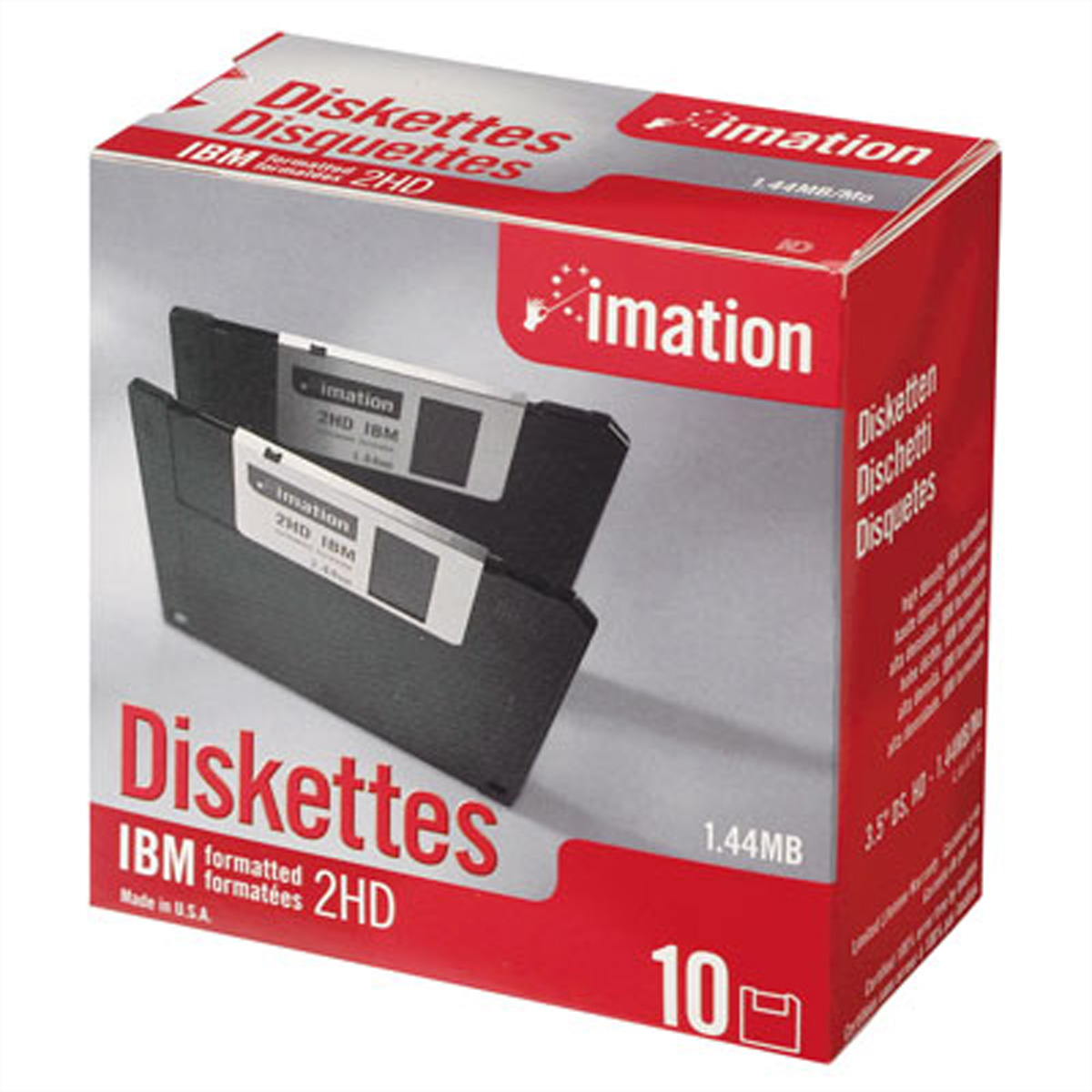 Imation 10 x Diskette - 1.44 MB - PC