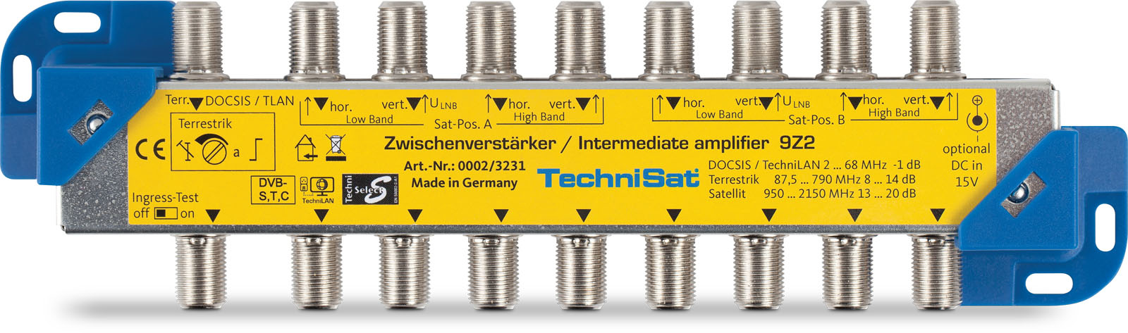 TechniSat 9Z2 - RF-Verstrker / -Splitter - Silber