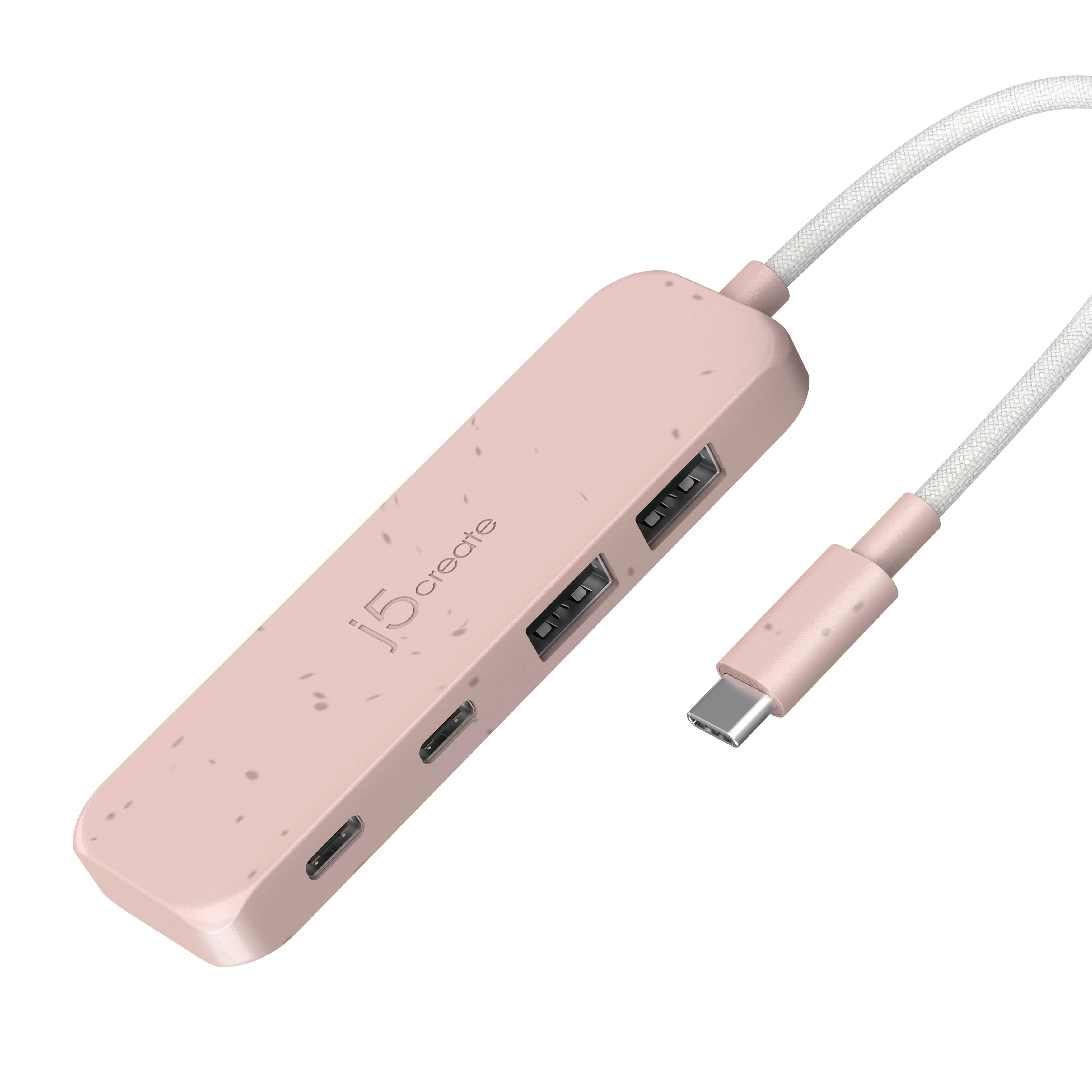 j5create Hub respectueux de l environnement USB-C vers 4 ports Type-C et Type-A G�n 2