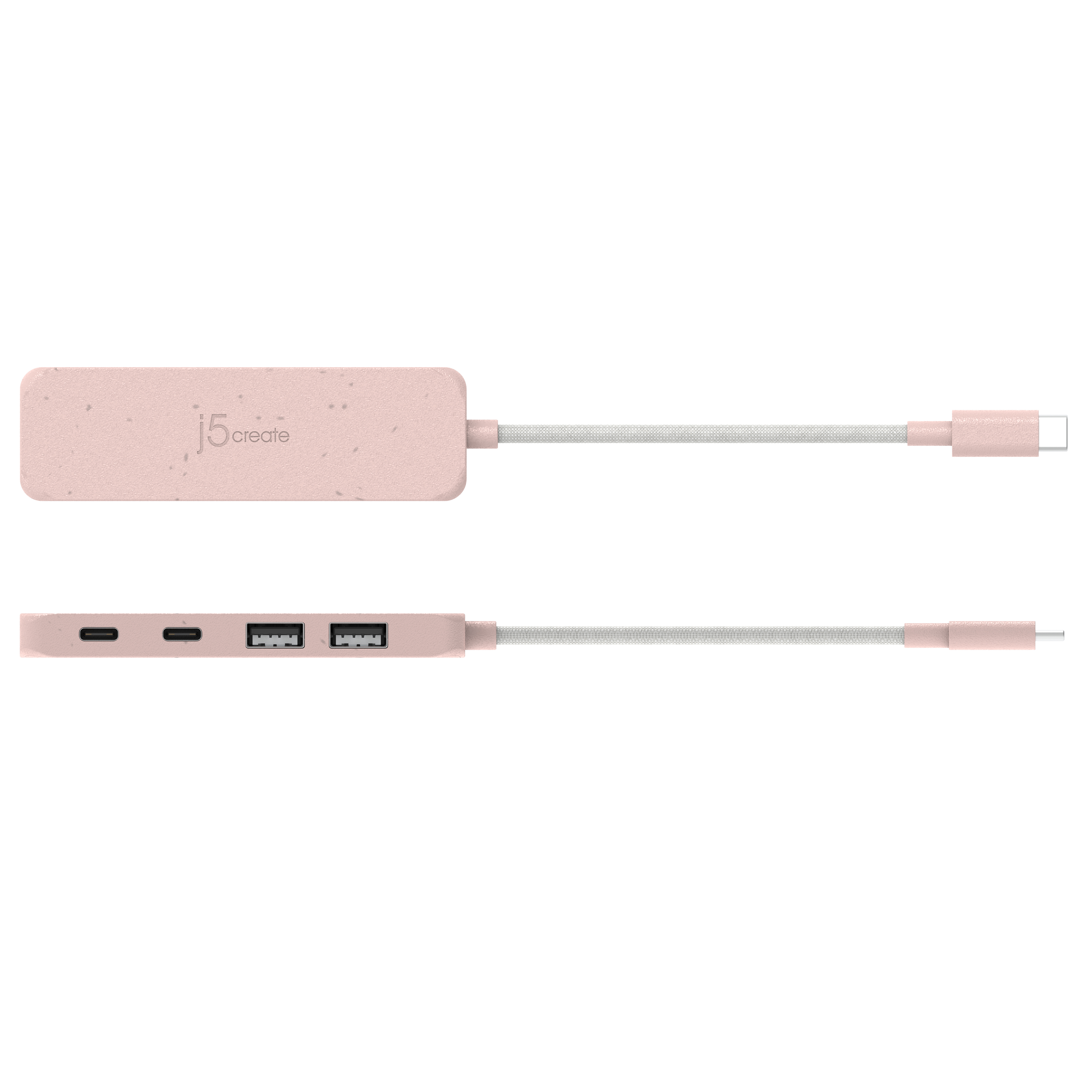 j5create Hub respectueux de l environnement USB-C vers 4 ports Type-C et Type-A G�n 2