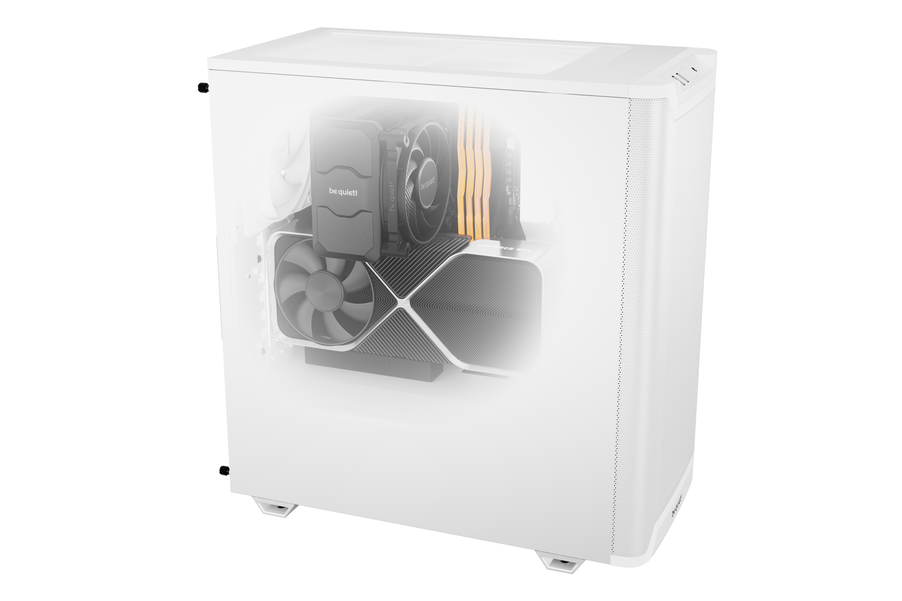 Be Quiet! Pure Base 501 Airflow - Midi-Tower - ATX - keine Spannungsversorgung (ATX / PS/2)