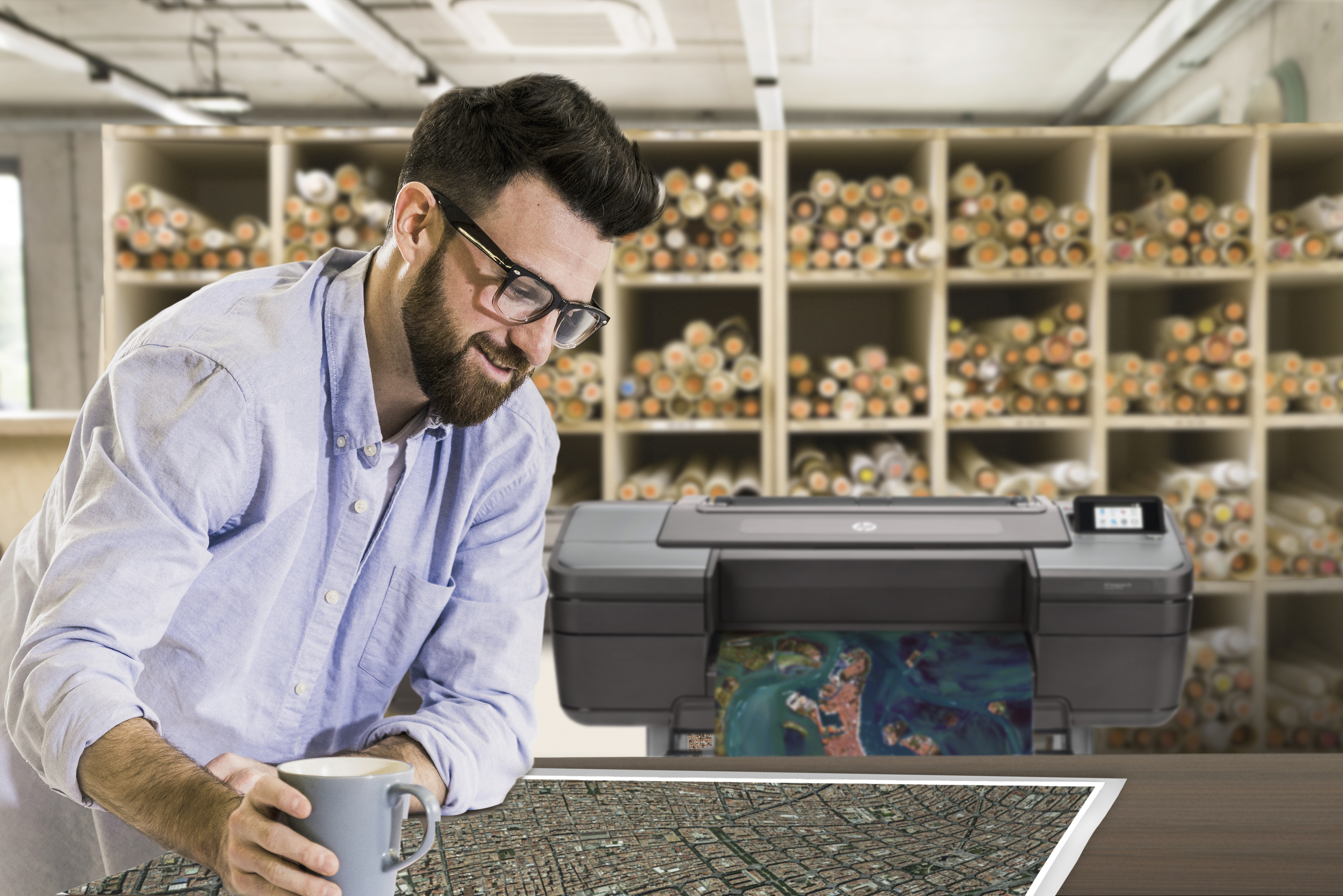HP DesignJet Z6dr 44-in PostScript impresora de gran formato 2400 x 1200 DPI