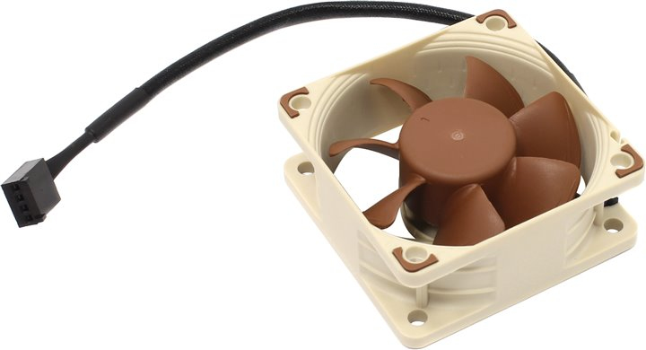 Noctua NF-A6X25 PWM sistema de refrigeraci�n para ordenador Ventilador 6 cm Marr�n, Blanco