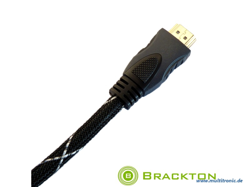 Brackton Ultra HD 4K 3D Professional mit Ethernet HDMI 2.0a Kabel 20m St/St - Kabel - Digital/Display/Video