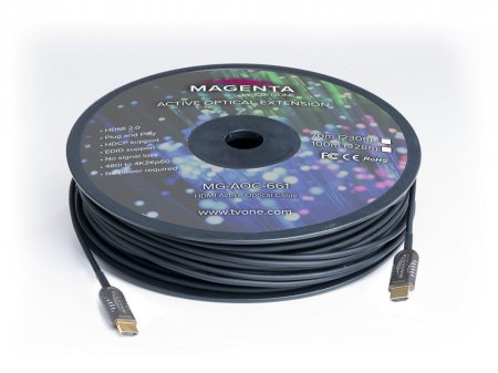 TV One MG-AOC-661-30 c�ble HDMI 30 m HDMI Type A (Standard) Noir