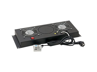 TRITON RAC-CH-X21-A1 - Rack-L�ftereinsatz - mit 2 Ventilatoren, Thermostat - Wechselstrom 220 V - RAL 7035 - 4U - 48.3 cm (19)