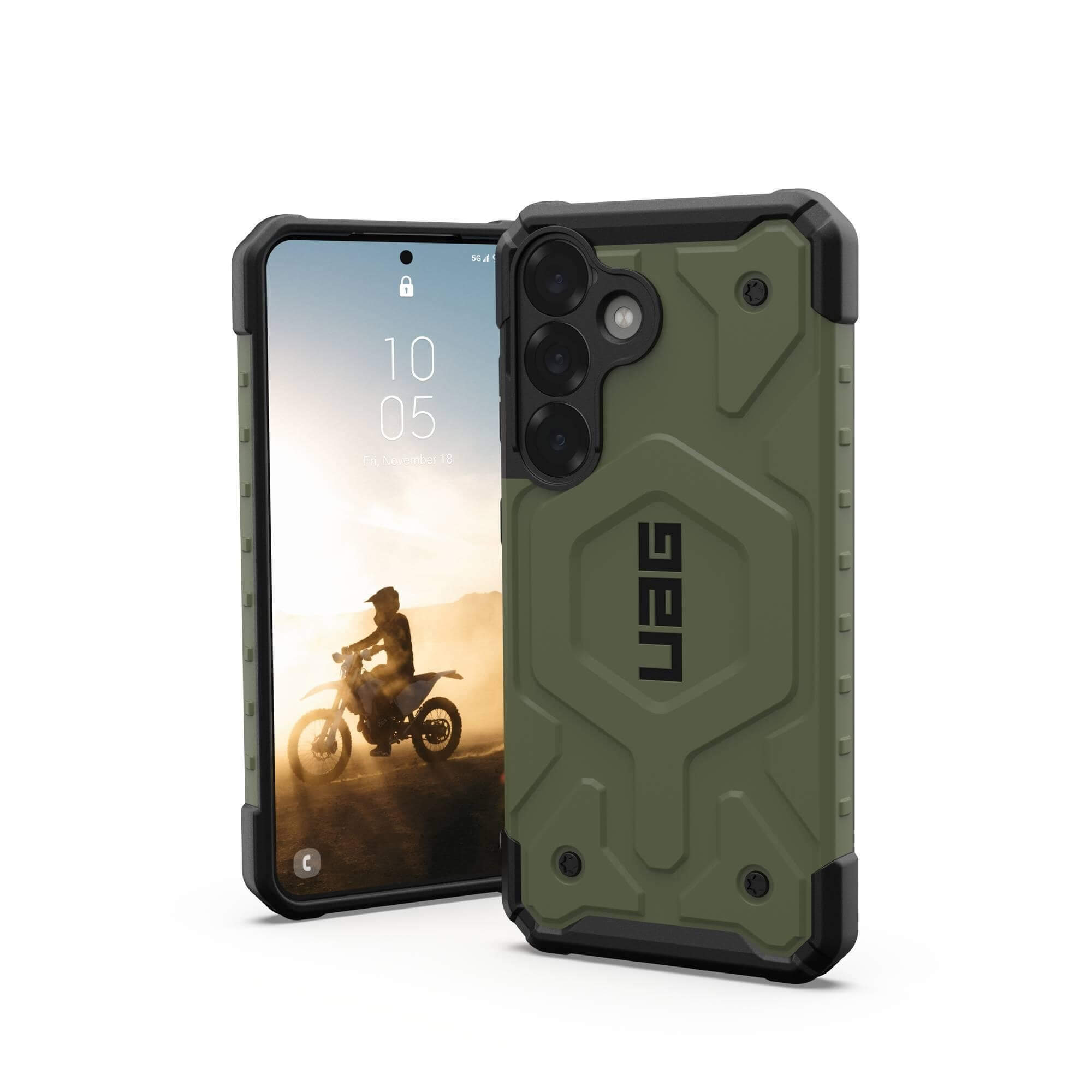 Urban Armor Gear UAG Samsung Hermione Pathfinder w/Magnet Olive Drab