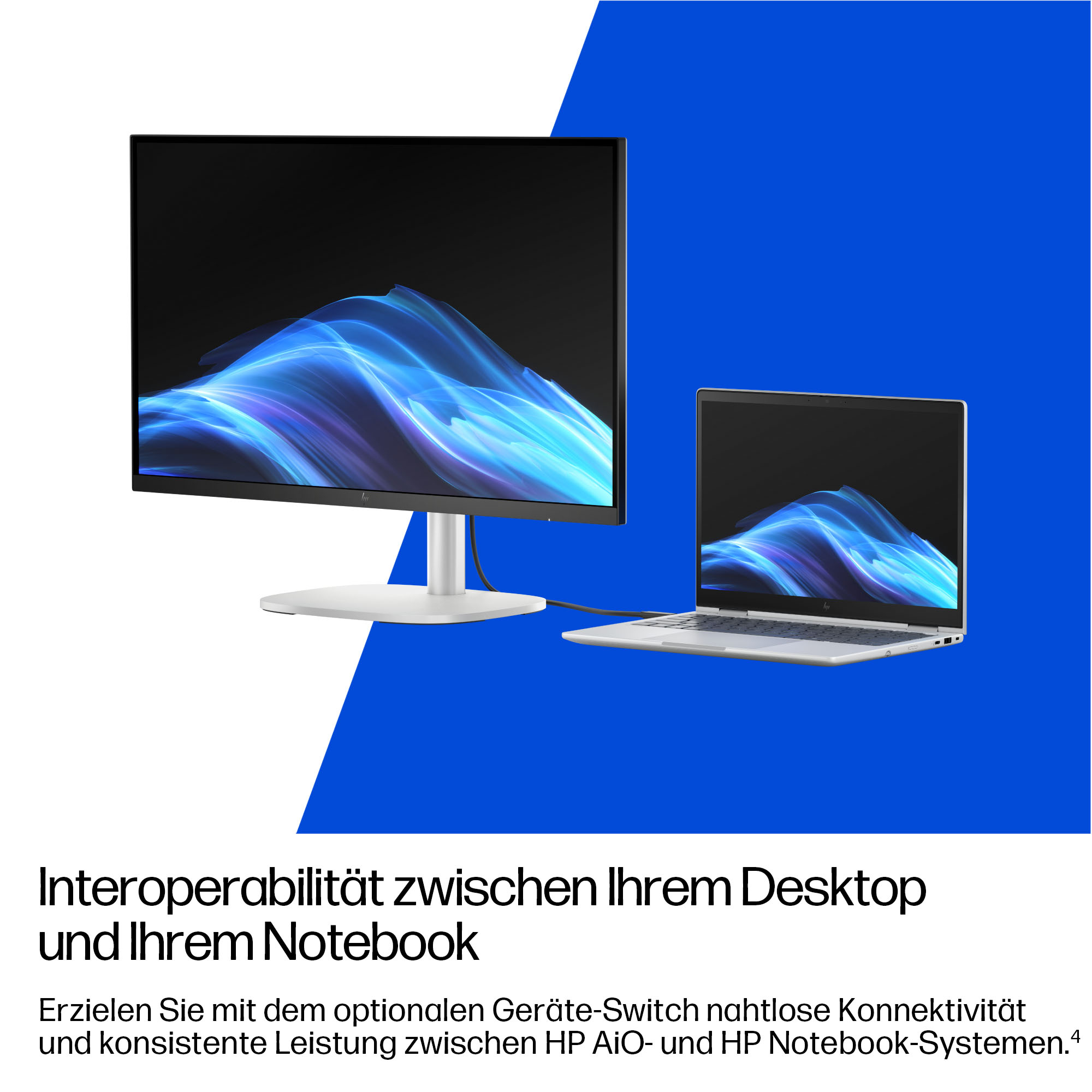 HP EliteDesk 8 G1i AI - All-in-One (Komplettlsung) - Core Ultra 7 265 / 2.4 GHz - RAM 16 GB - SSD 512 GB - NVMe - 1GbE, Wi-Fi 6E, Bluetooth 5.3 - WLAN: 802.11a/b/g/n/ac/ax (Wi-Fi 6E)