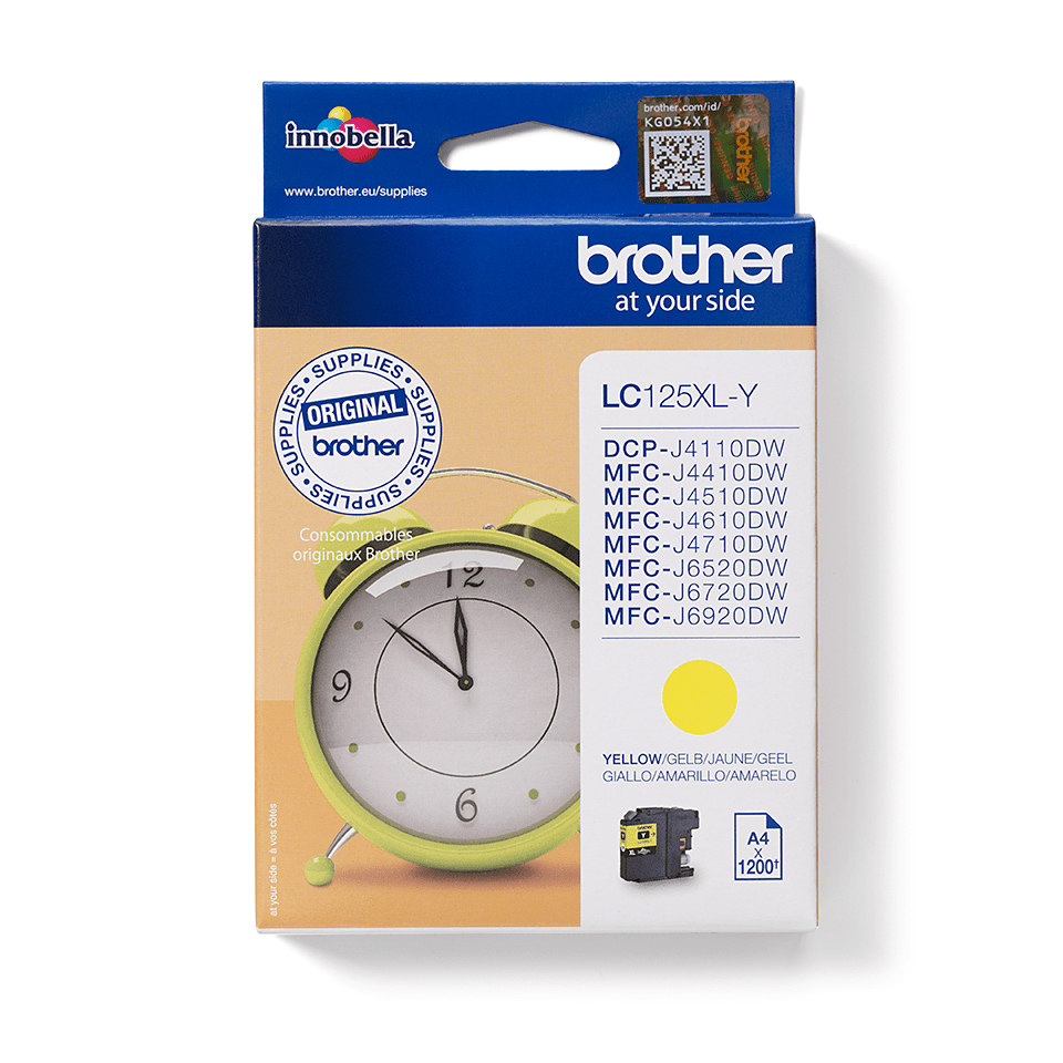 Brother LC125XLY - Sehr hohe Ergiebigkeit - Gelb