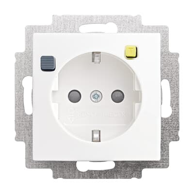 Busch-Jaeger 3120 EUCB-914 presa energia CEE 7/3 Bianco