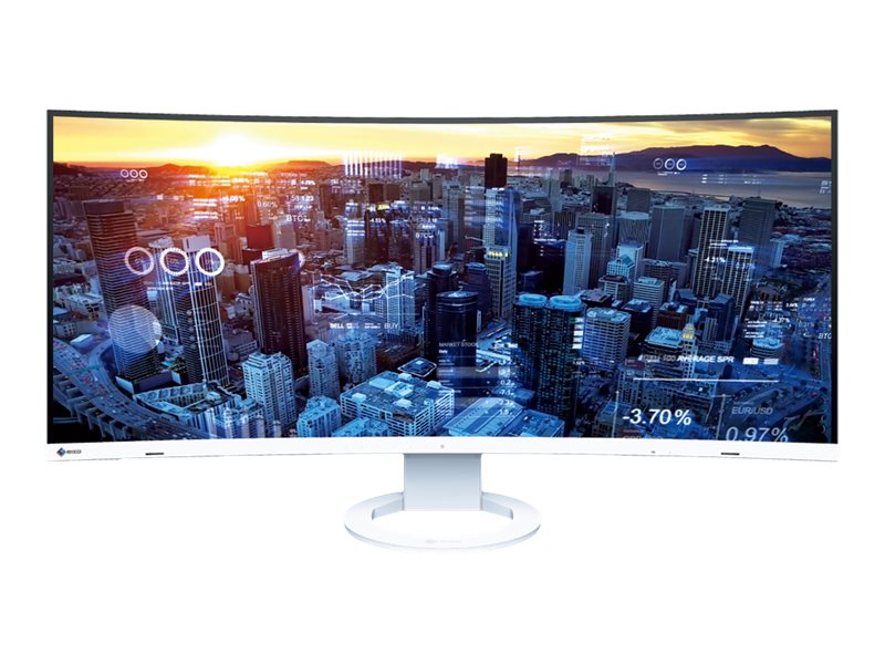 EIZO FlexScan EV3895-WT - Mit FlexStand - LED-Monitor - gebogen - 95.3 cm (37.5)