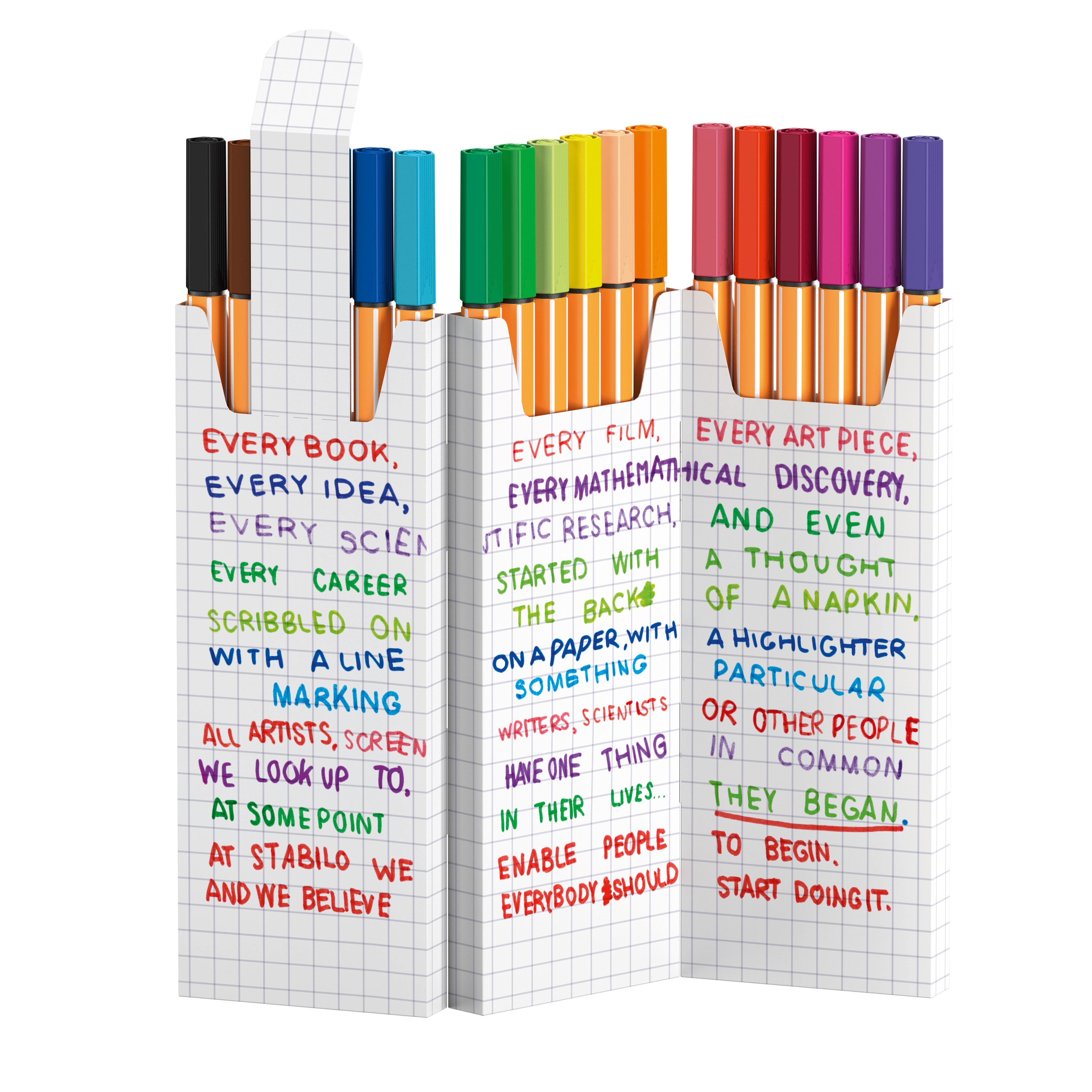 STABILO point 88 rotulador Fino Multicolor 18 pieza(s)