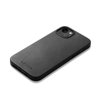 Mujjo -CL-025-BK, Cover, Apple, iPhone 15 Plus, 17 cm (6.7), Schwarz