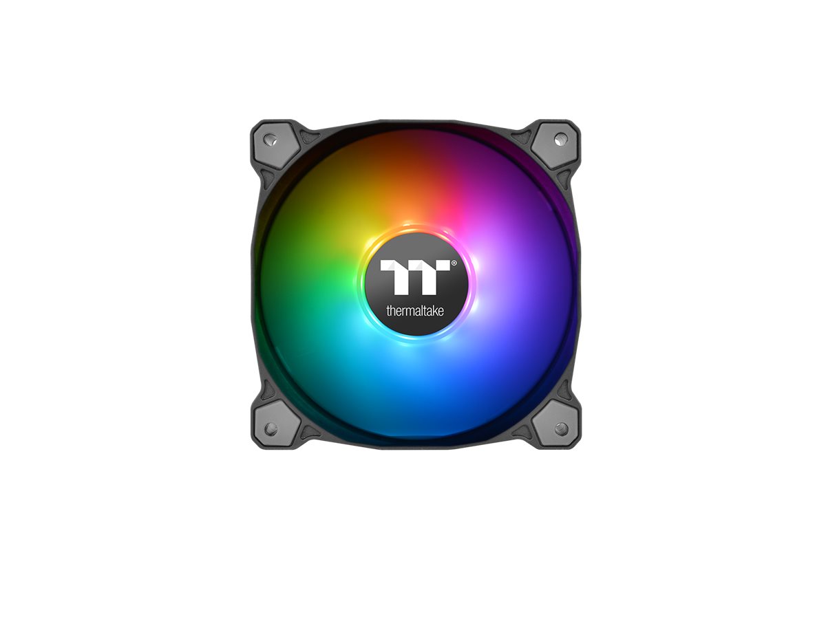 Thermaltake Pure Plus 12 LED RGB Radiator Fan TT Premium Edition - Gehuselfter - 120 mm (Packung mit 3)