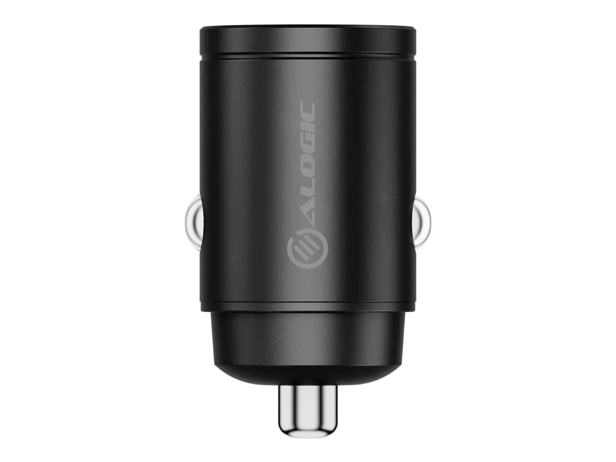 Alogic Rapid Power Mini - Auto-Netzteil - 30 Watt - 3 A - Fast Charge - 2 Ausgabeanschlussstellen (24 pin USB-C)