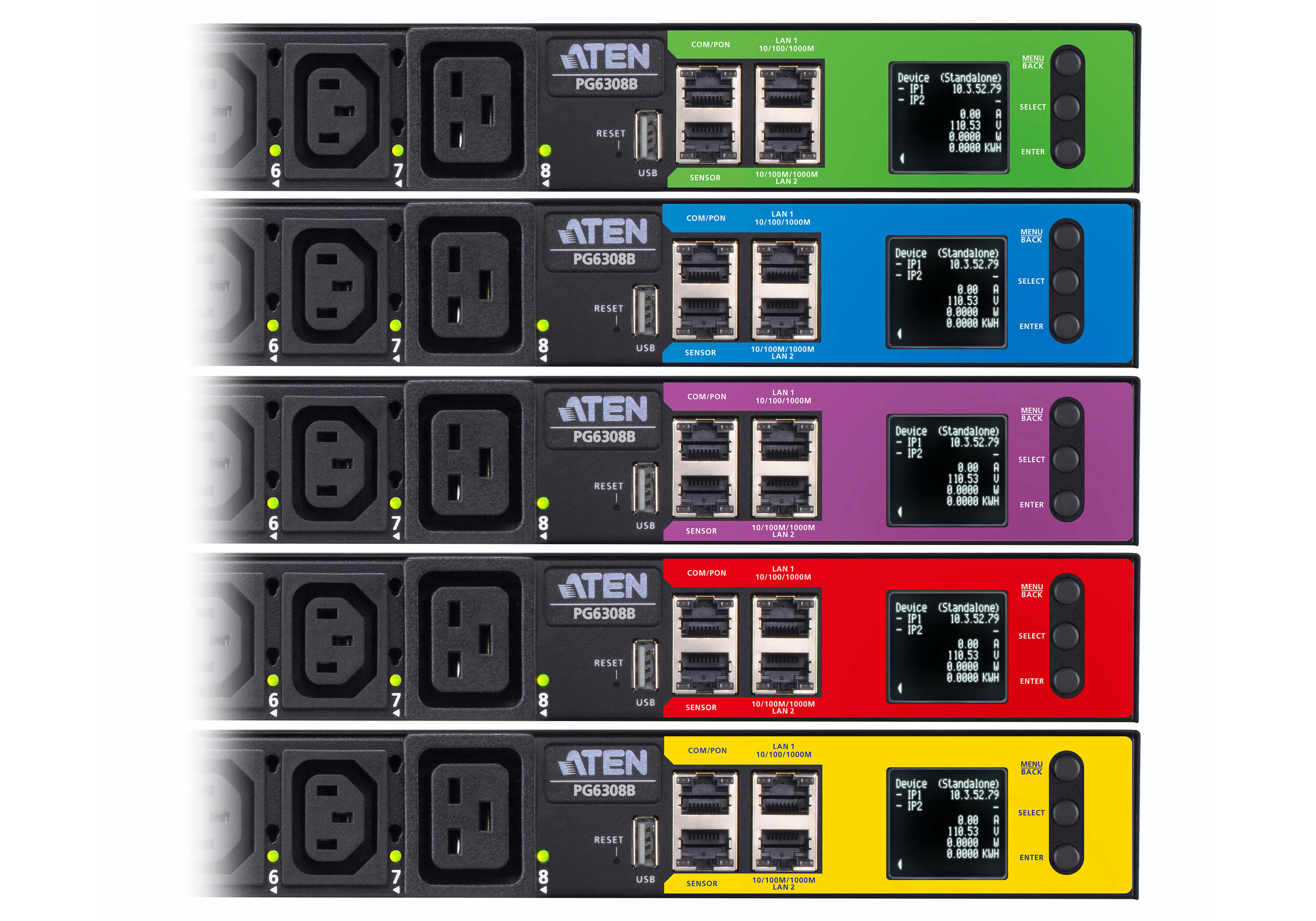 ATEN PG series PG6308G - Stromverteilungseinheit (Rack - einbauf�hig)