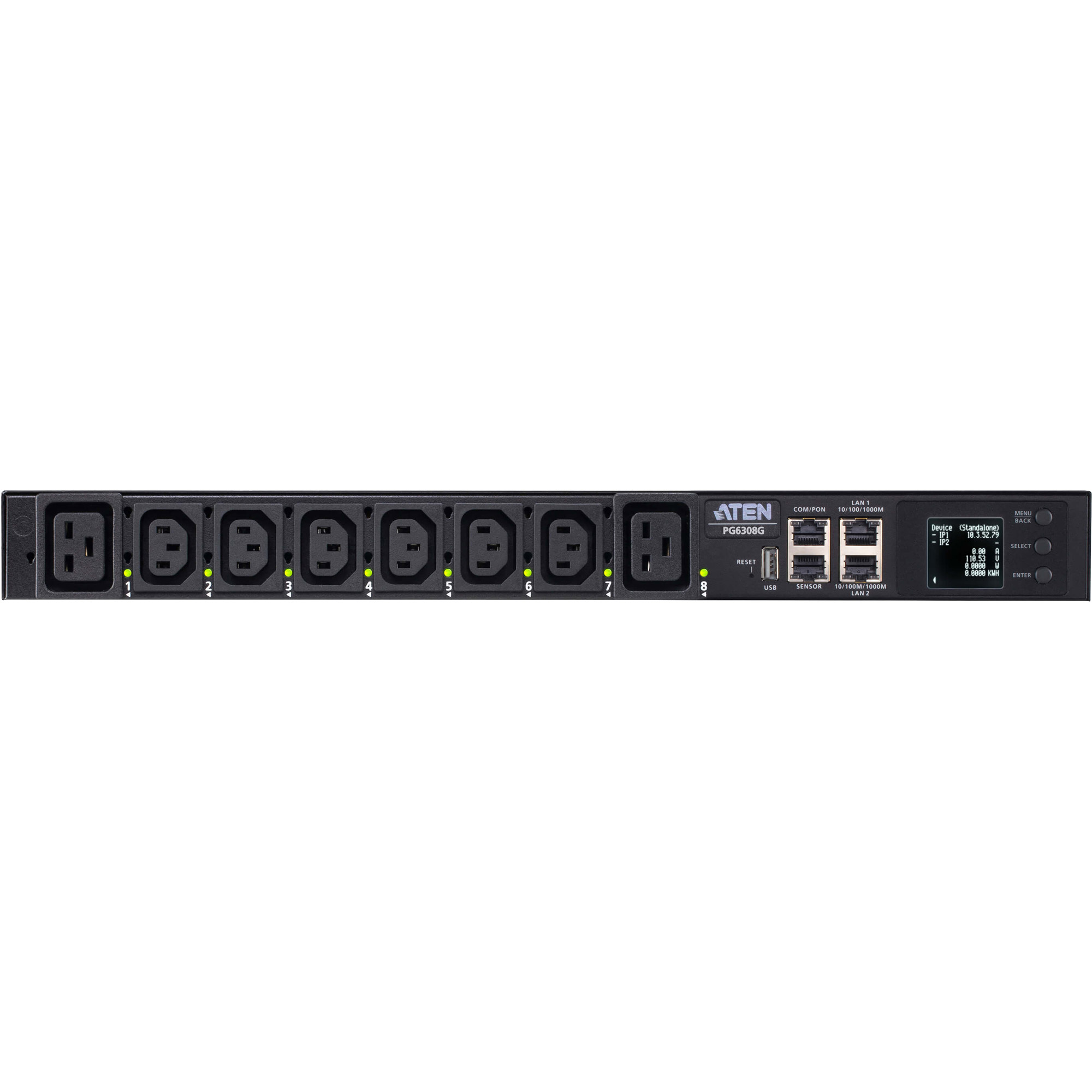 ATEN PG series PG6308G - Stromverteilungseinheit (Rack - einbauf�hig)