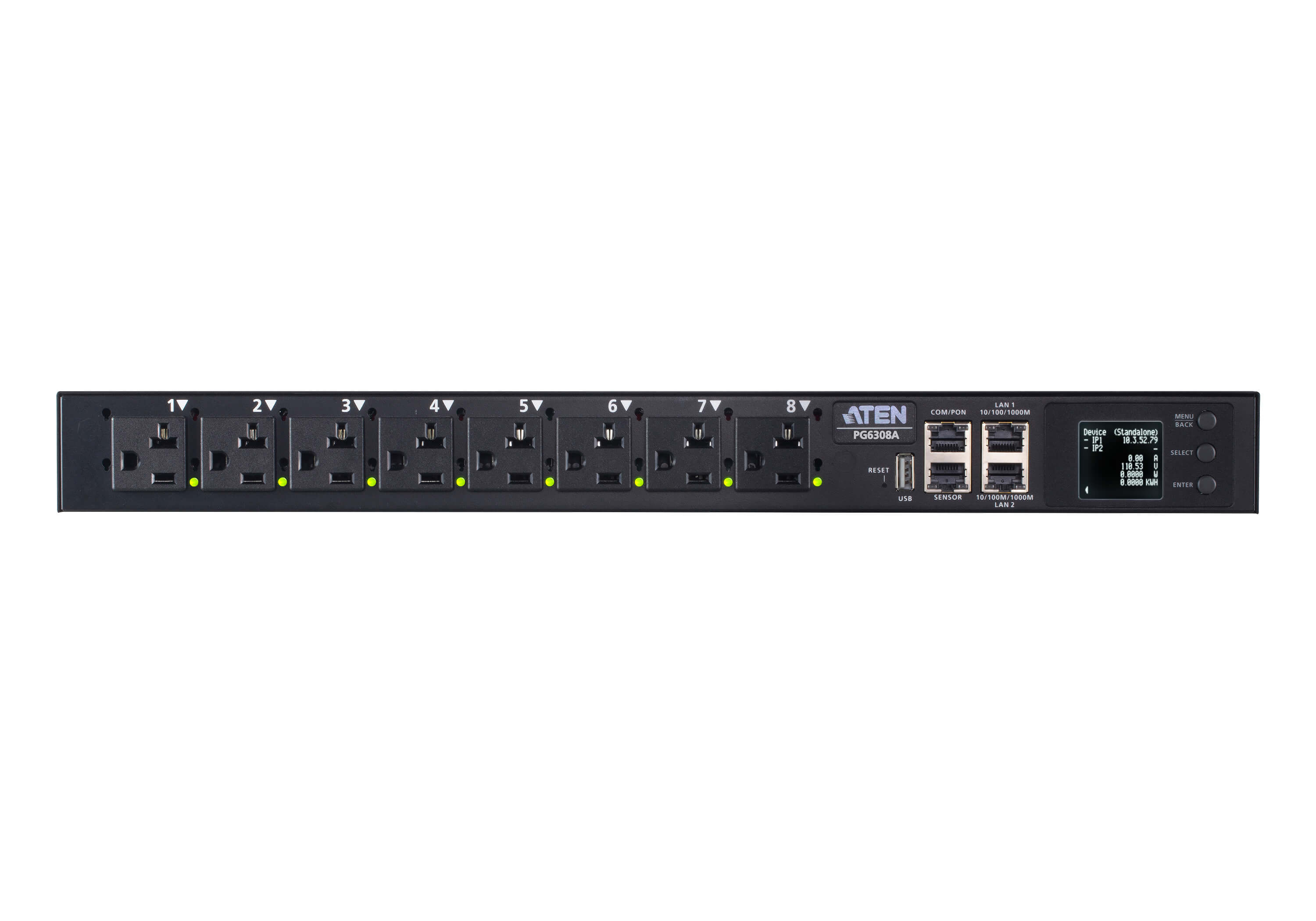 ATEN PG series PG6308G - Stromverteilungseinheit (Rack - einbauf�hig)
