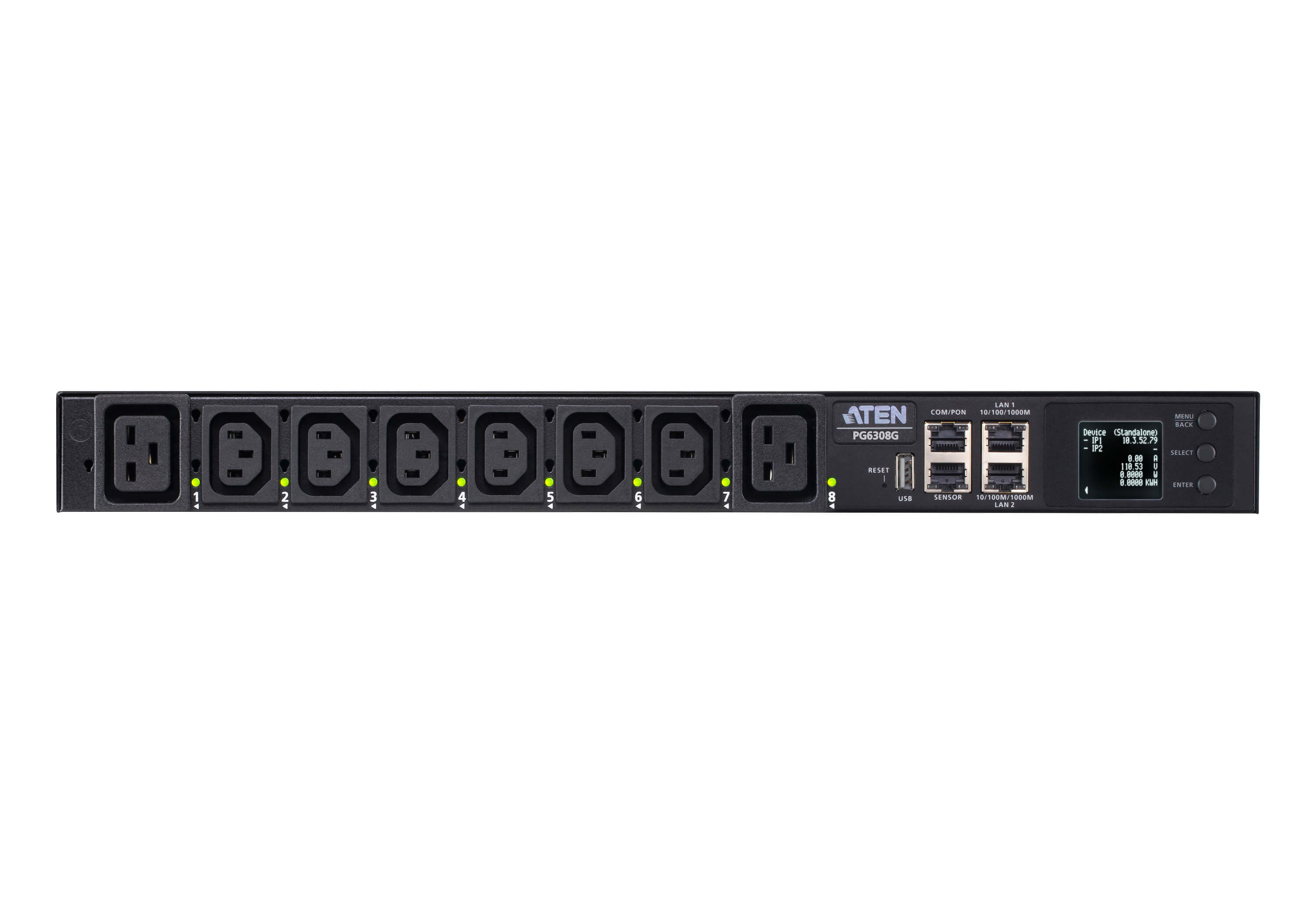 ATEN PG series PG6308G - Stromverteilungseinheit (Rack - einbauf�hig)