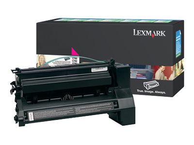 Lexmark C780, C782 Magenta High Yield Return Program Print Cartridge Cartouche de toner Original