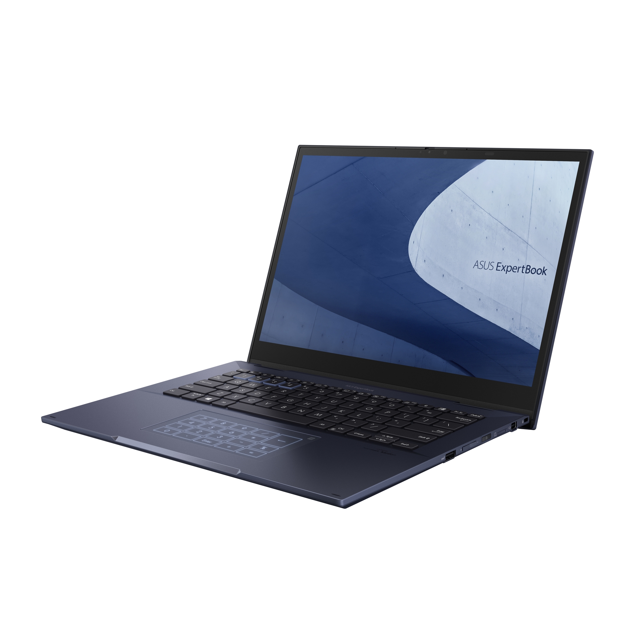 ASUS ExpertBook B7402FBA-LA0338X i7-1260P Hybrid (2-in-1) 35.6 cm (14) Touchscreen WUXGA Intel Core i7 32 GB DDR5-SDRAM 1000 GB SSD Wi-Fi 6E (802.11ax) Windows 11 Pro Black