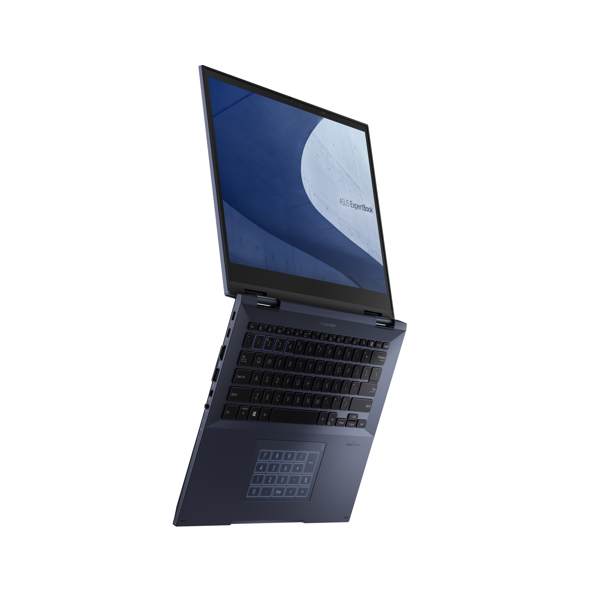 ASUS ExpertBook B7402FBA-LA0338X i7-1260P Hybrid (2-in-1) 35.6 cm (14) Touchscreen WUXGA Intel Core i7 32 GB DDR5-SDRAM 1000 GB SSD Wi-Fi 6E (802.11ax) Windows 11 Pro Black