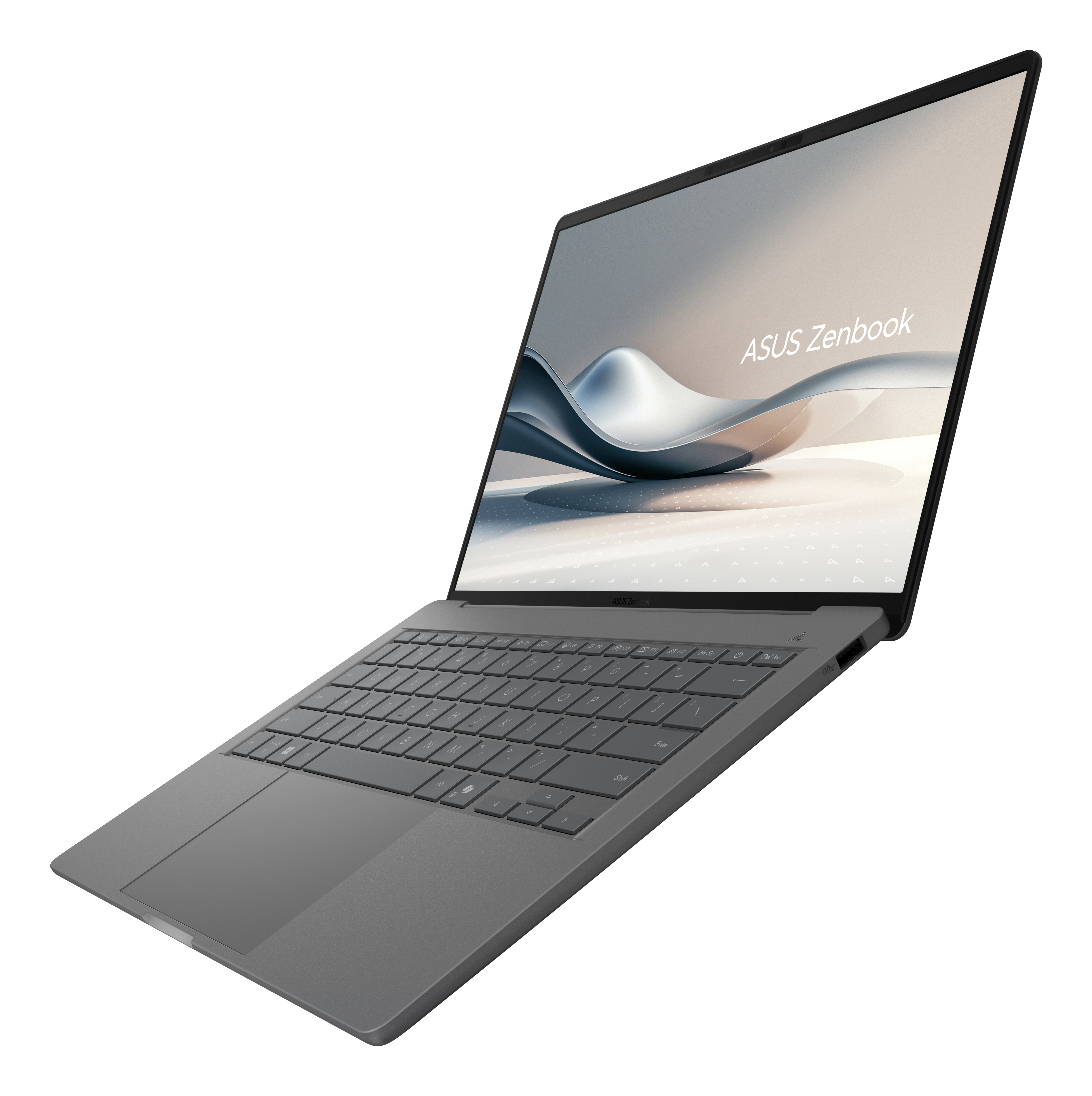 ASUS Zenbook A14 UX3407RA-QD011W Copilot+ PC Qualcomm Snapdragon X1E-78-100 Ordinateur portable 35,6 cm (14) WUXGA 32 Go LPDDR5x-SDRAM 1 To SSD Wi-Fi 7 (802.11be) Windows 11 Home Allemand Gris
