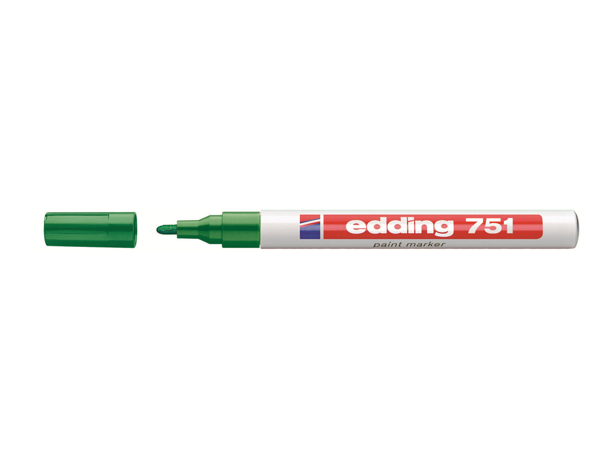 EDDING 751 paint - Marker - permanent - Gr�n