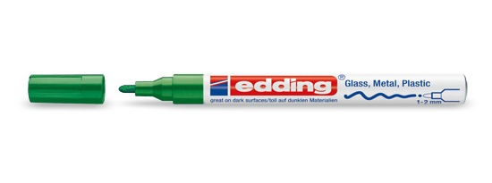 EDDING 751 paint - Marker - permanent - Gr�n