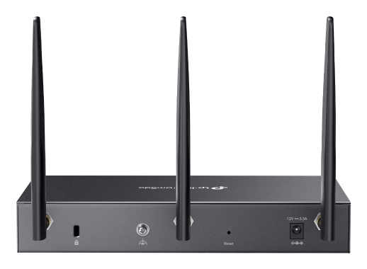 TP-Link Omada AX3000 router inalmbrico Gigabit Ethernet Doble banda (2,4 GHz / 5 GHz) Negro