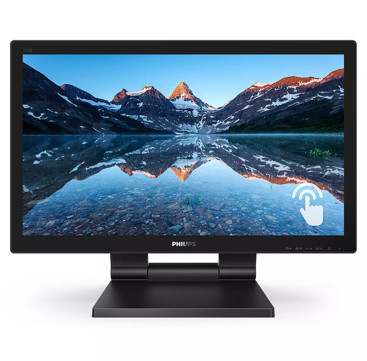 Philips B Line 222B9TA/00 Monitor PC 54,6 cm (21.5) 1920 x 1080 Pixel Full HD LCD Touch screen Da tavolo Nero