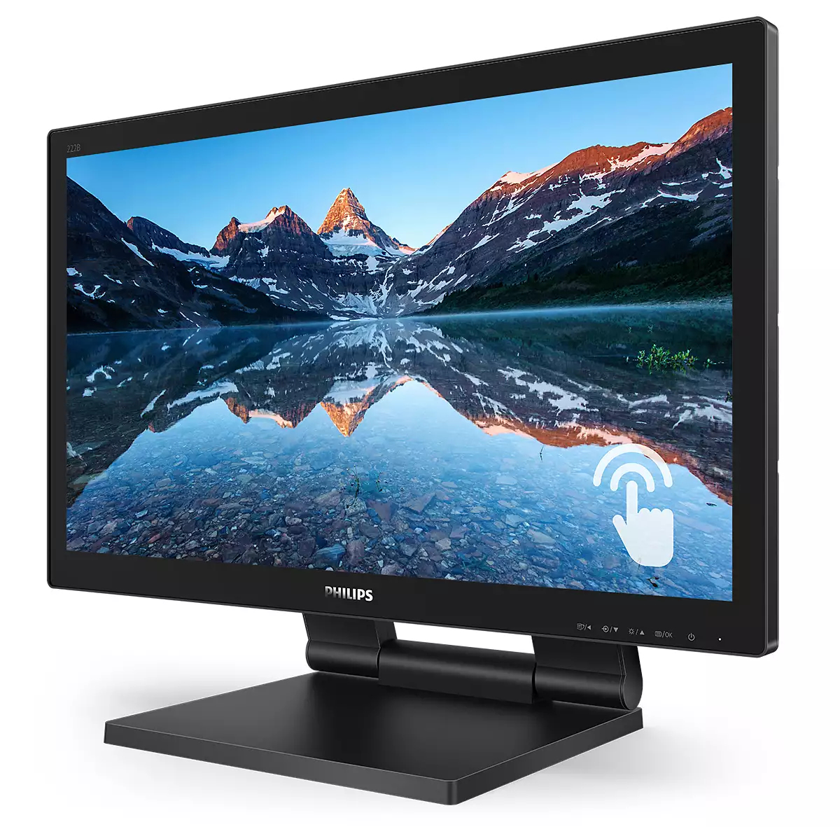 Philips B Line 222B9TA/00 Monitor PC 54,6 cm (21.5) 1920 x 1080 Pixel Full HD LCD Touch screen Da tavolo Nero