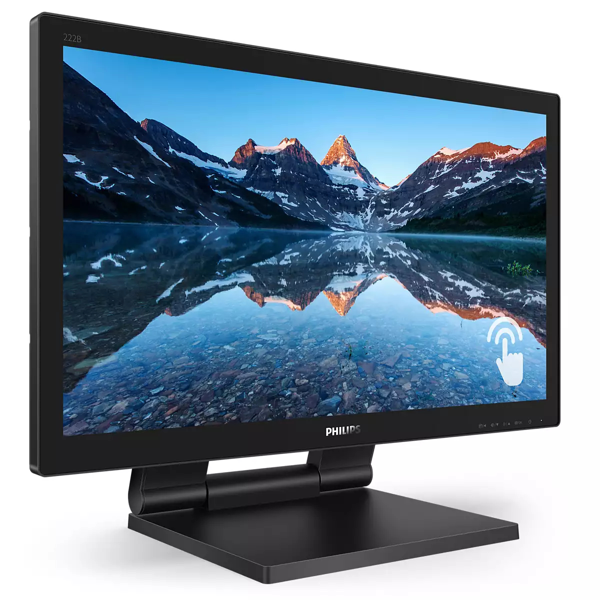 Philips B Line 222B9TA/00 Monitor PC 54,6 cm (21.5) 1920 x 1080 Pixel Full HD LCD Touch screen Da tavolo Nero