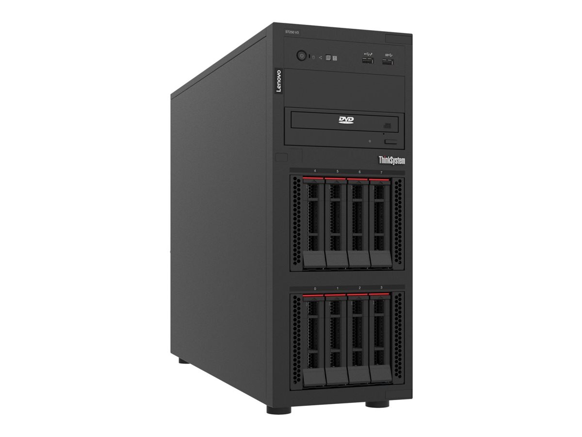 Lenovo ThinkSystem ST250 V3 7DCE - Server - Tower - 4U - 1-Weg - 1 x Xeon 6353P / 2.7 GHz - RAM 32 GB - Hot-Swap 6.4 cm (2.5)