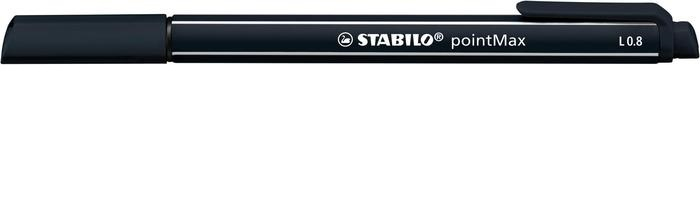 STABILO pointMax rotulador de punta fina Medio Negro 1 pieza(s)