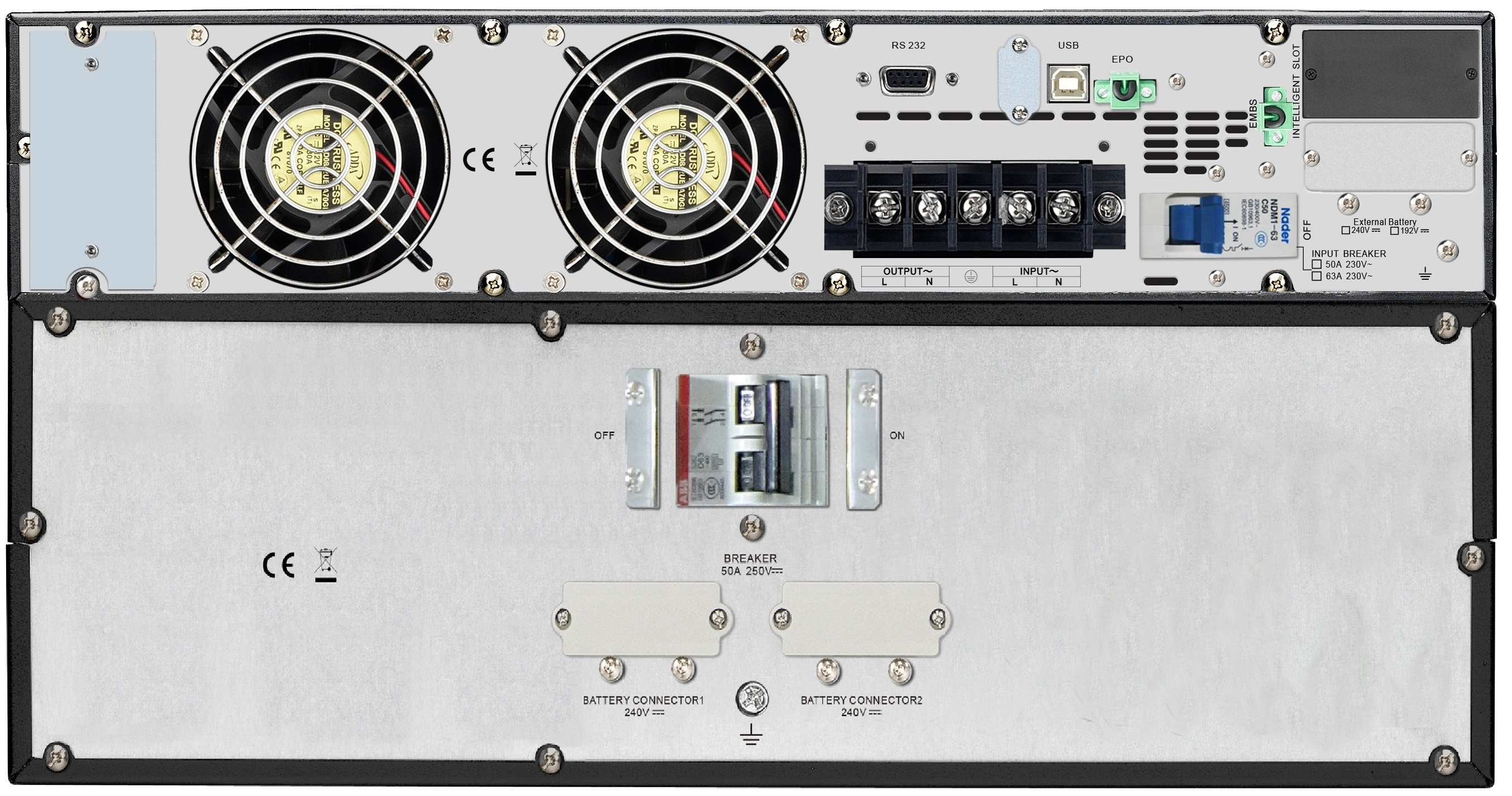 APC SRV6KRIL gruppo di continuit (UPS) Doppia conversione (online) 6 kVA 6000 W